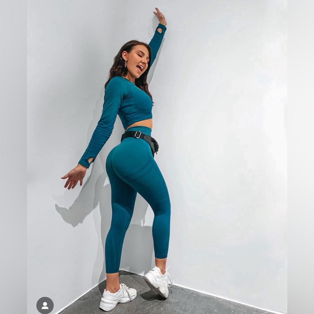 Gymshark Teal Matching Set